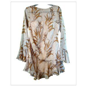 NWT Beige Design HERE COMES THE SUN Summer Dress Size L (BB0312)